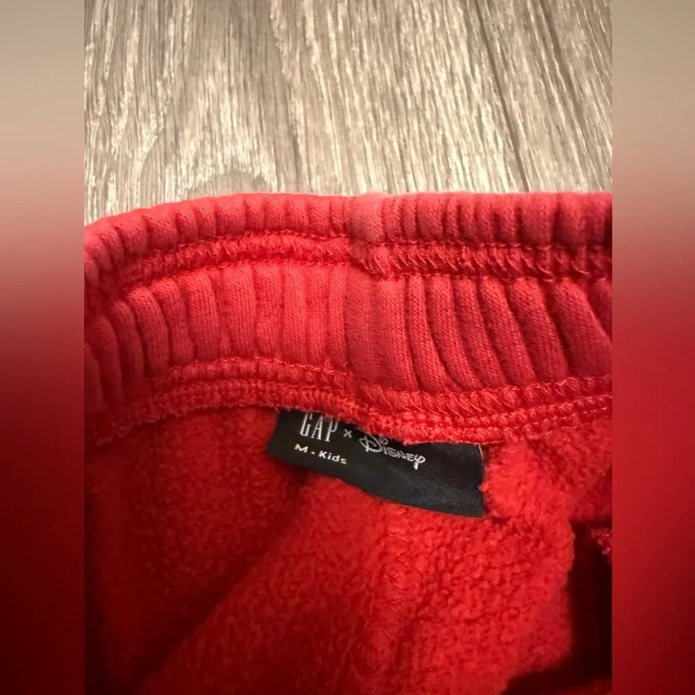 Gap Disney Mickey Mouse Boys Size M Red Sweatpants Joggers